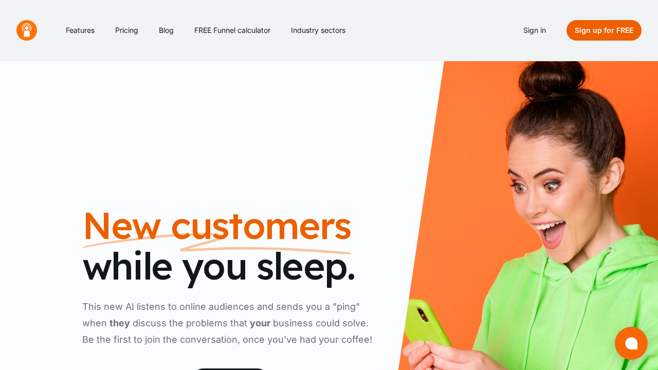 CustomerPing screenshot