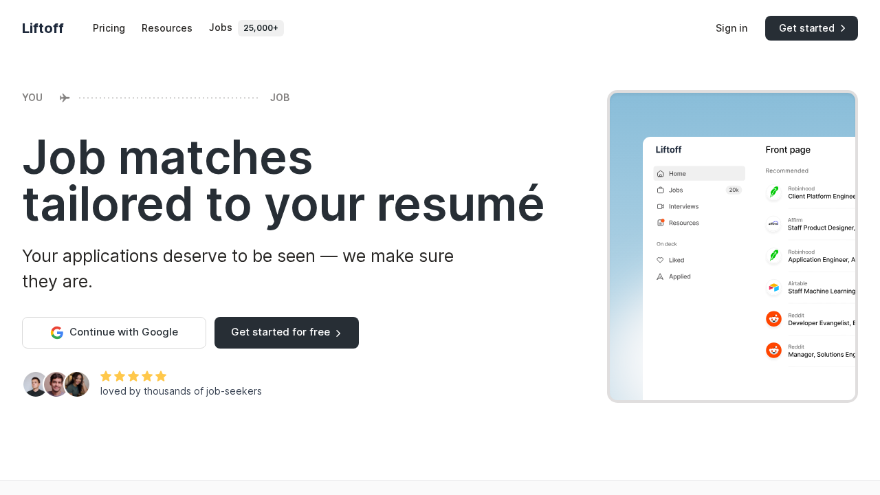 UseliftOff screenshot
