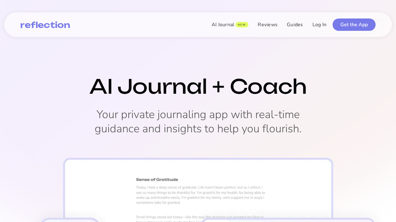 Reflection.app screenshot