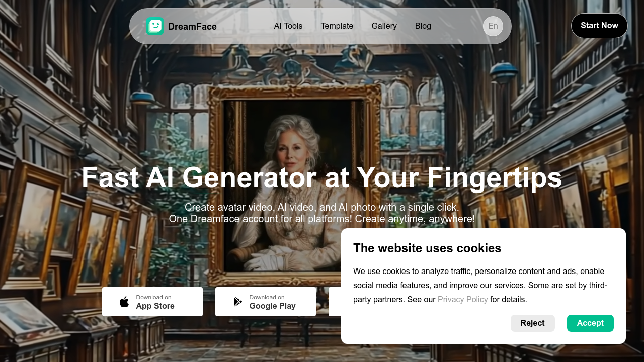Dreamface screenshot