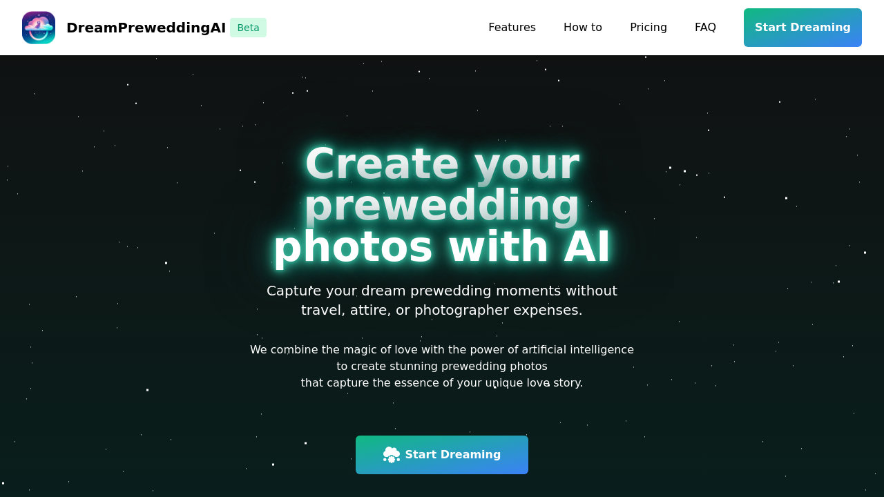 DreamPreweddingAI Beta screenshot