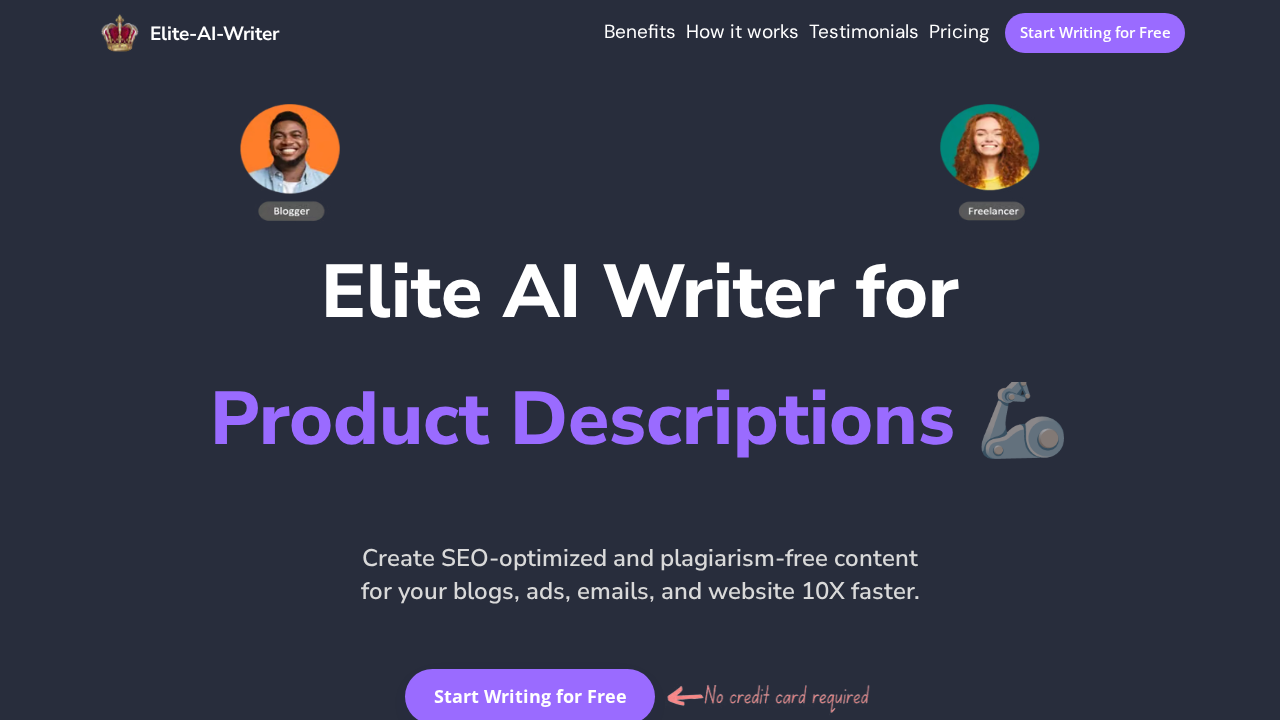 EliteAIWriter screenshot