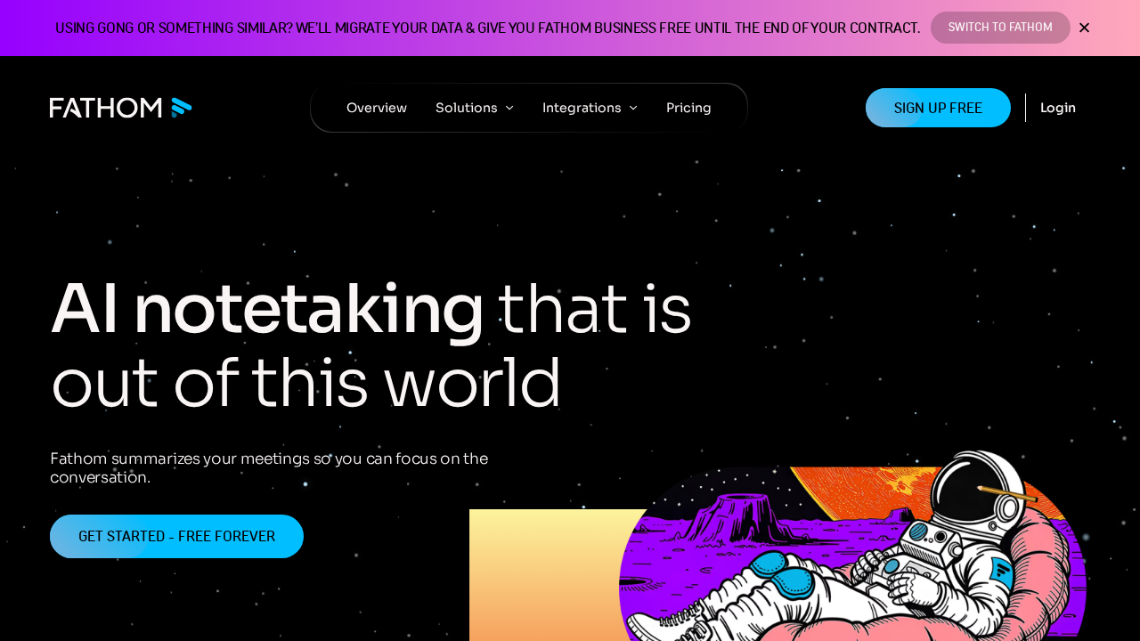 fathom.video screenshot