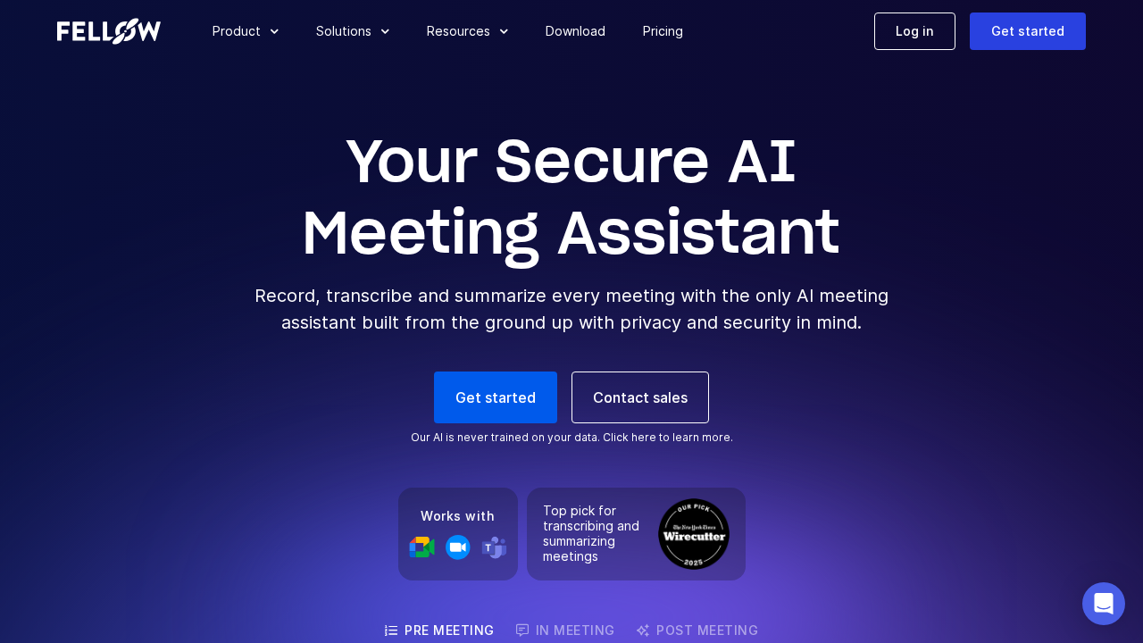 Fellow.app screenshot