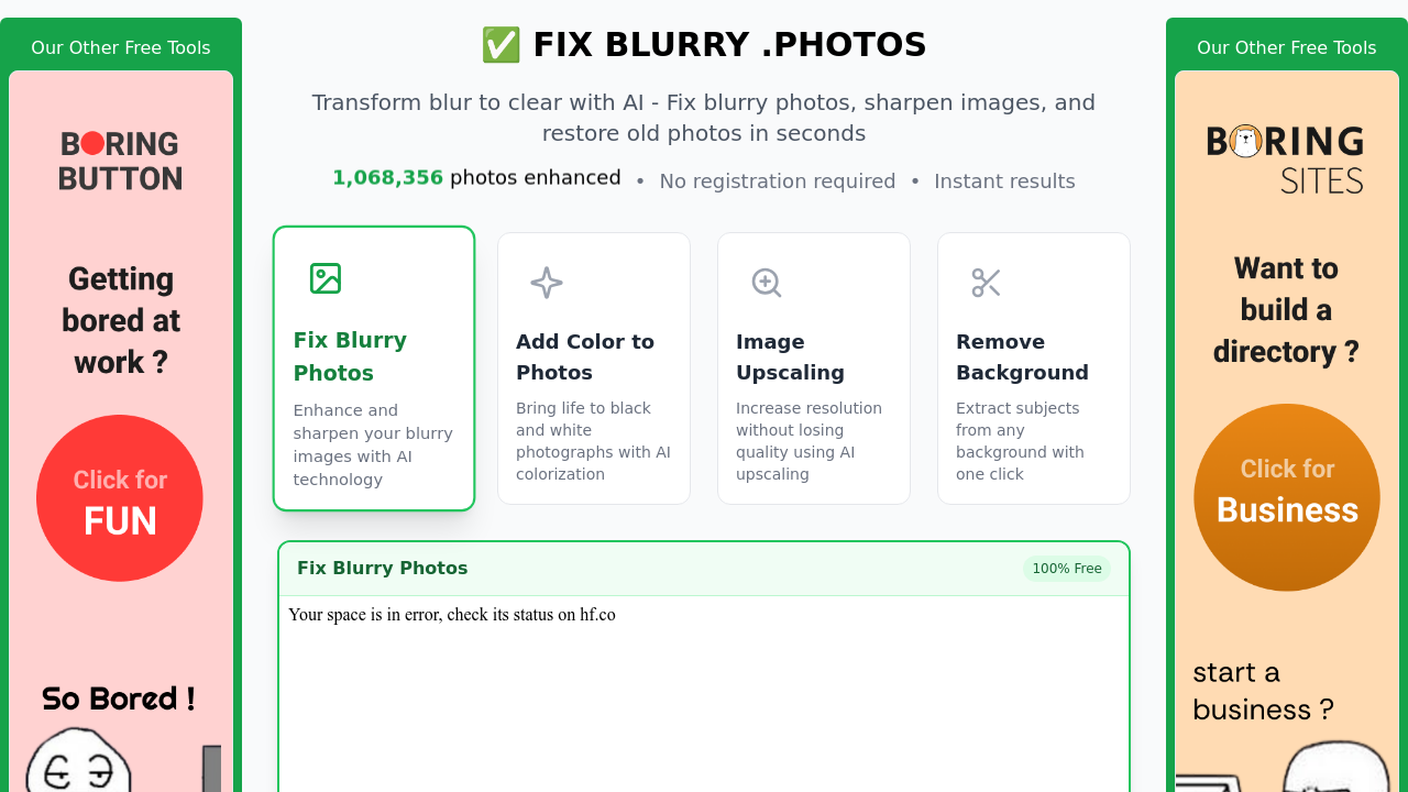 fixblurry.photos screenshot