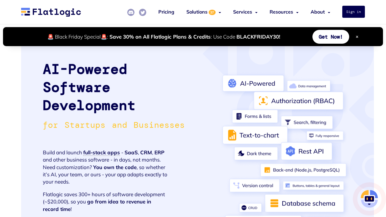 Flatlogic screenshot