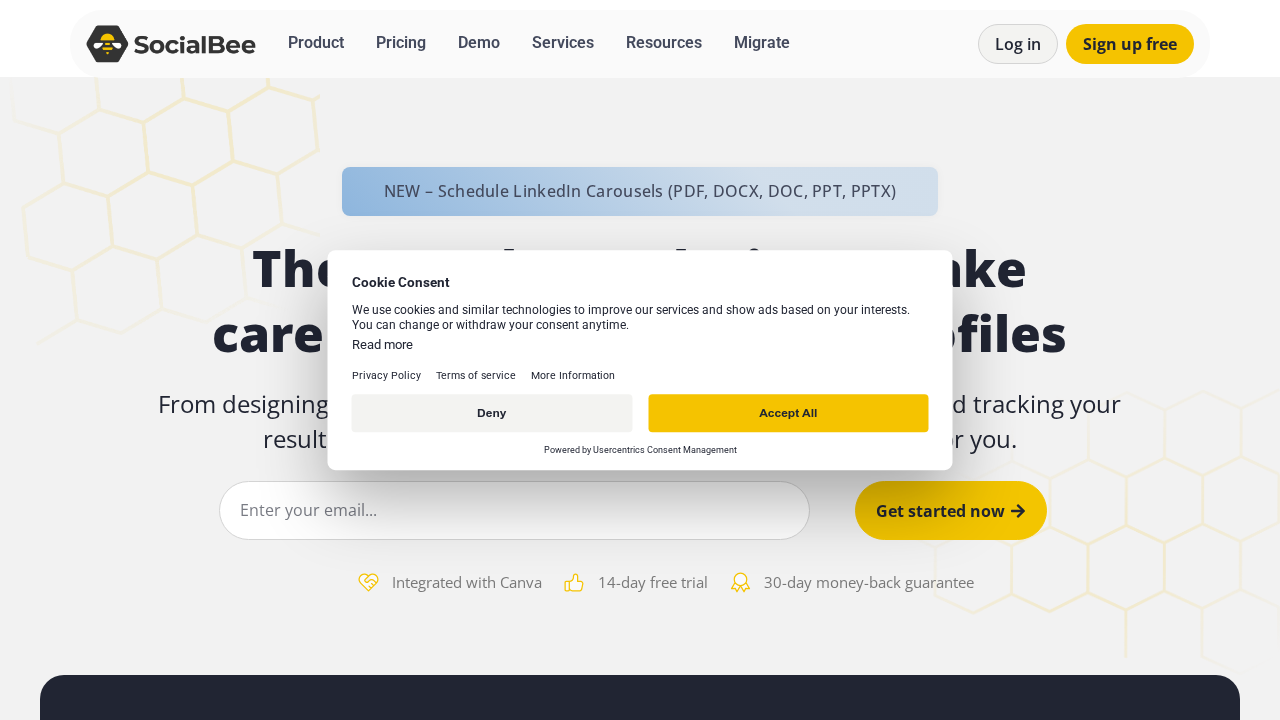 Socialbee.io screenshot