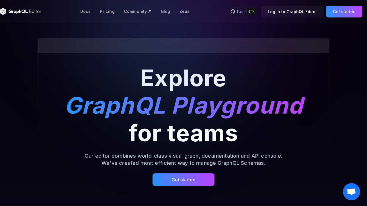 GraphQL Editor screenshot