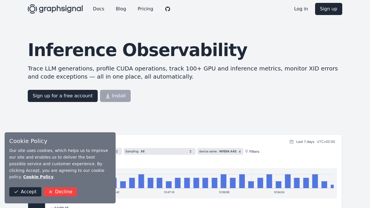 Graphsignal screenshot