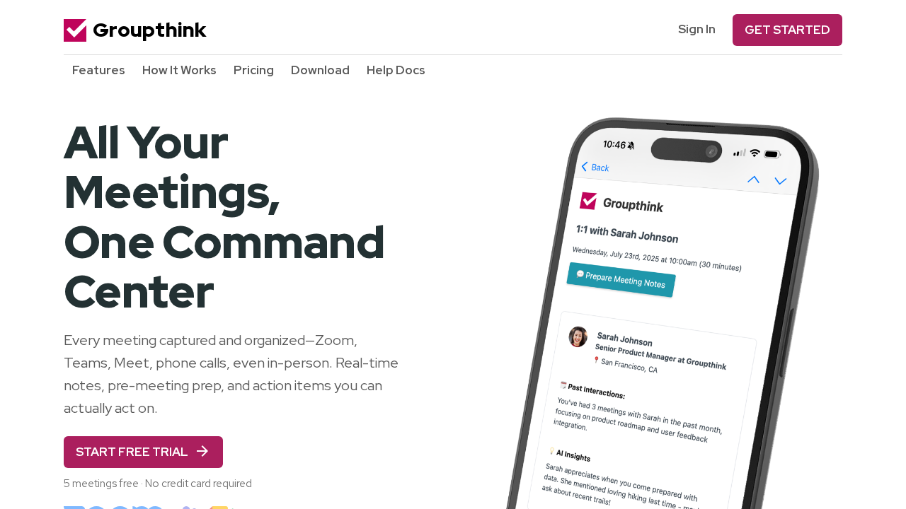 Groupthink screenshot