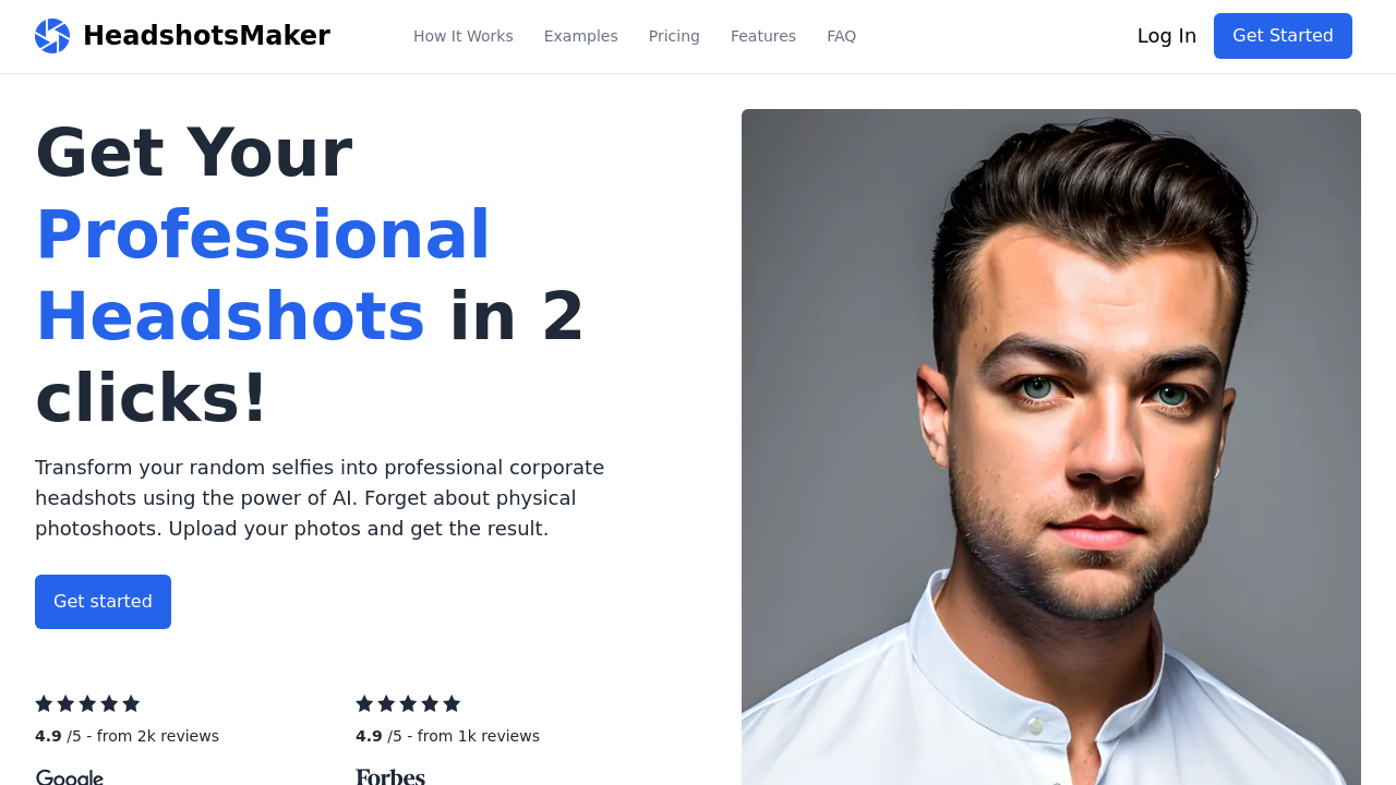 HeadshotsMaker screenshot