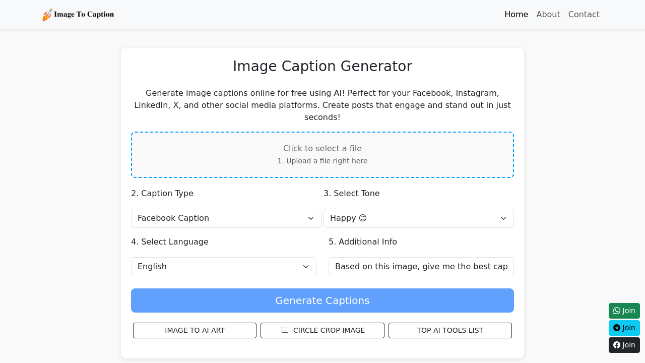 image-to-caption.com screenshot