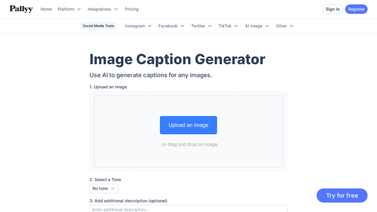 image-to-caption.io screenshot