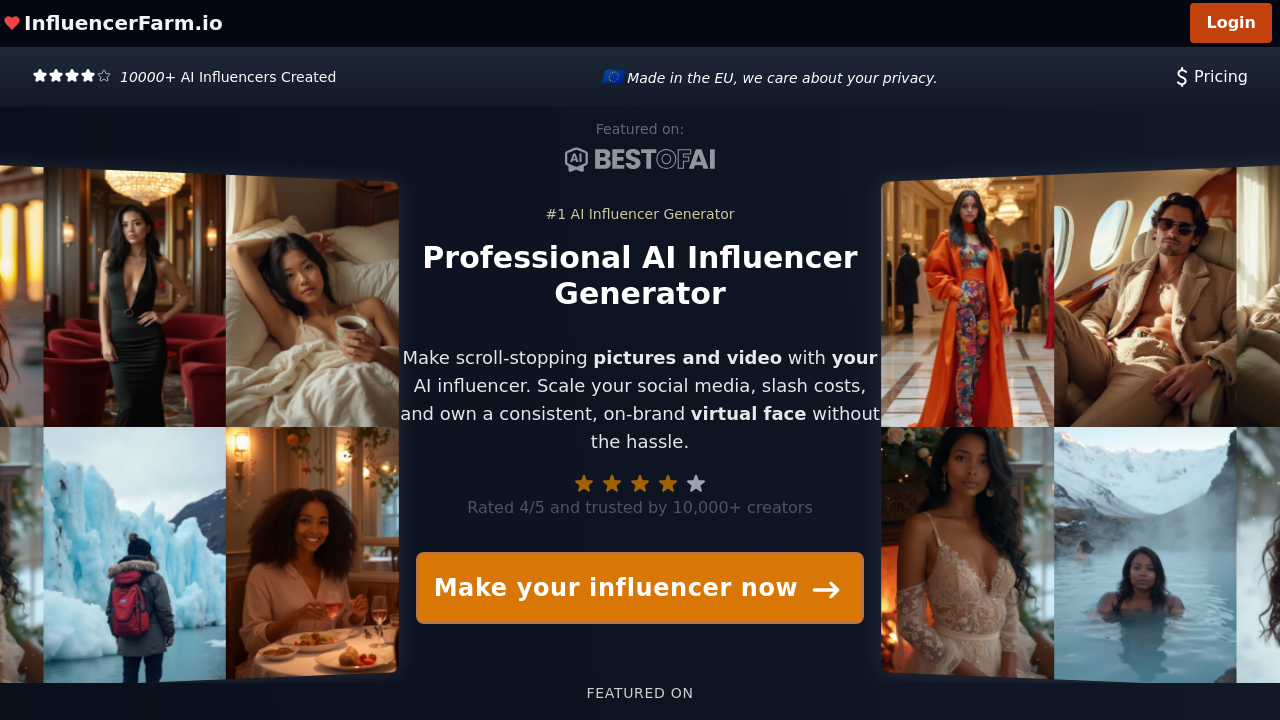 InfluencerFarm screenshot