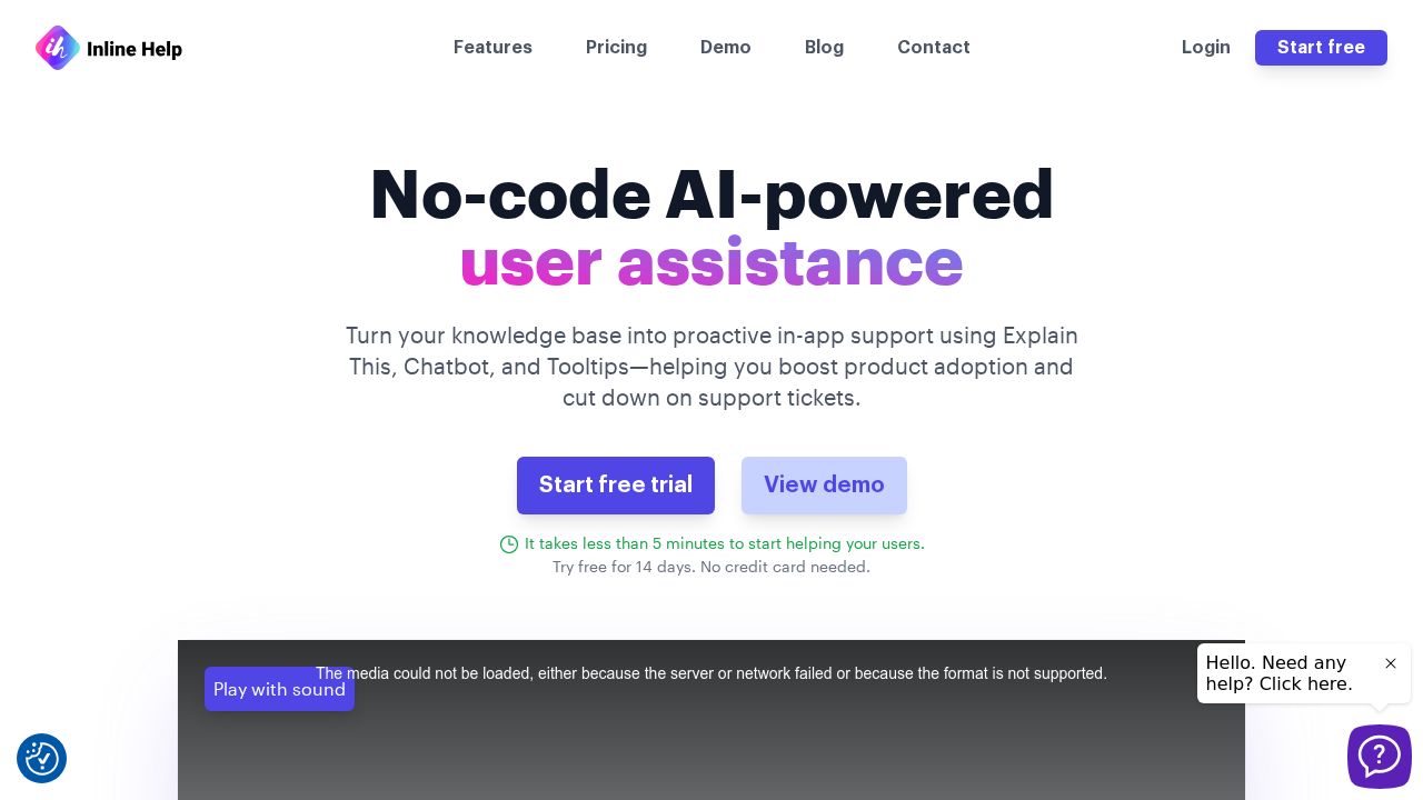 Inline Help screenshot