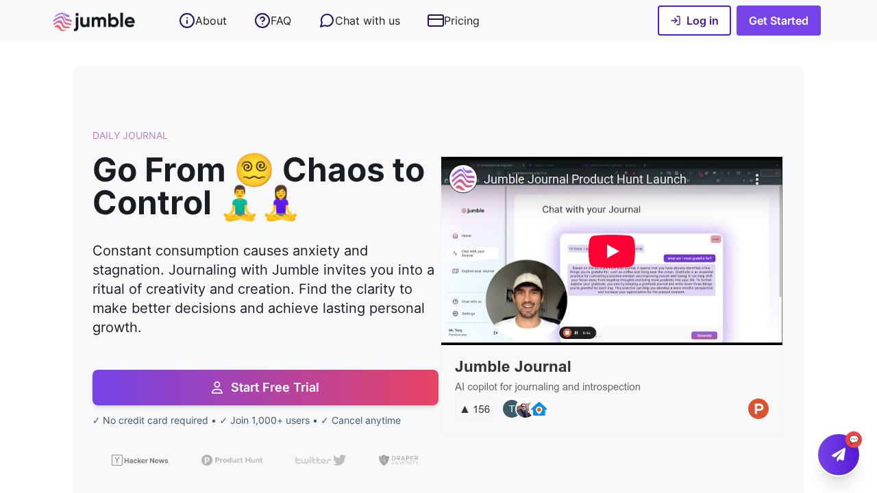 Jumblejournal.org screenshot