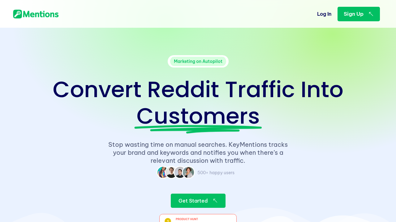 KeyMentions screenshot