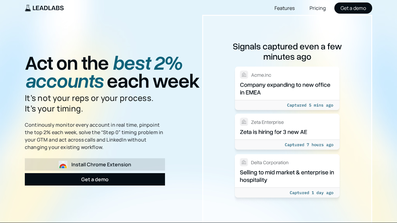 LeadLabs.app screenshot