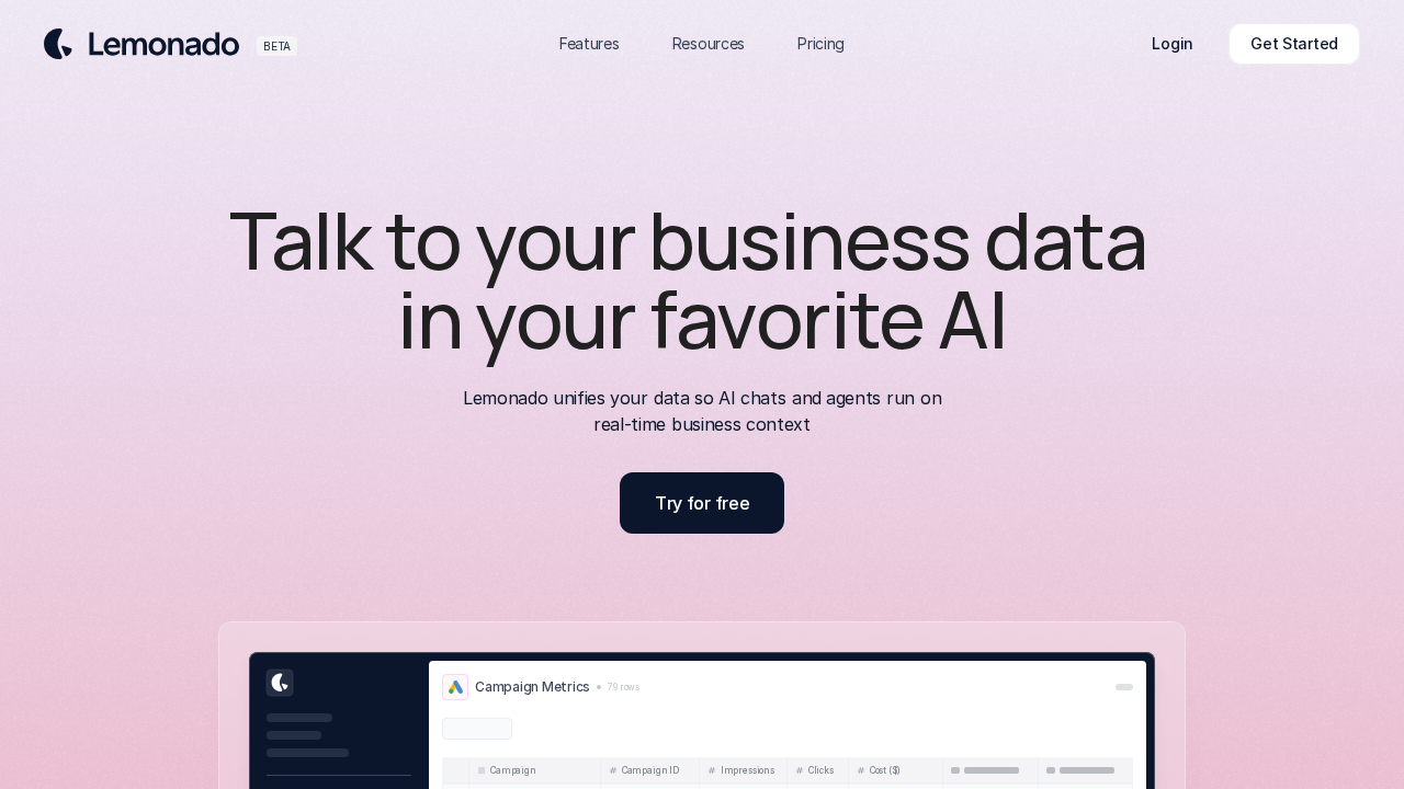 Lemonado.io screenshot
