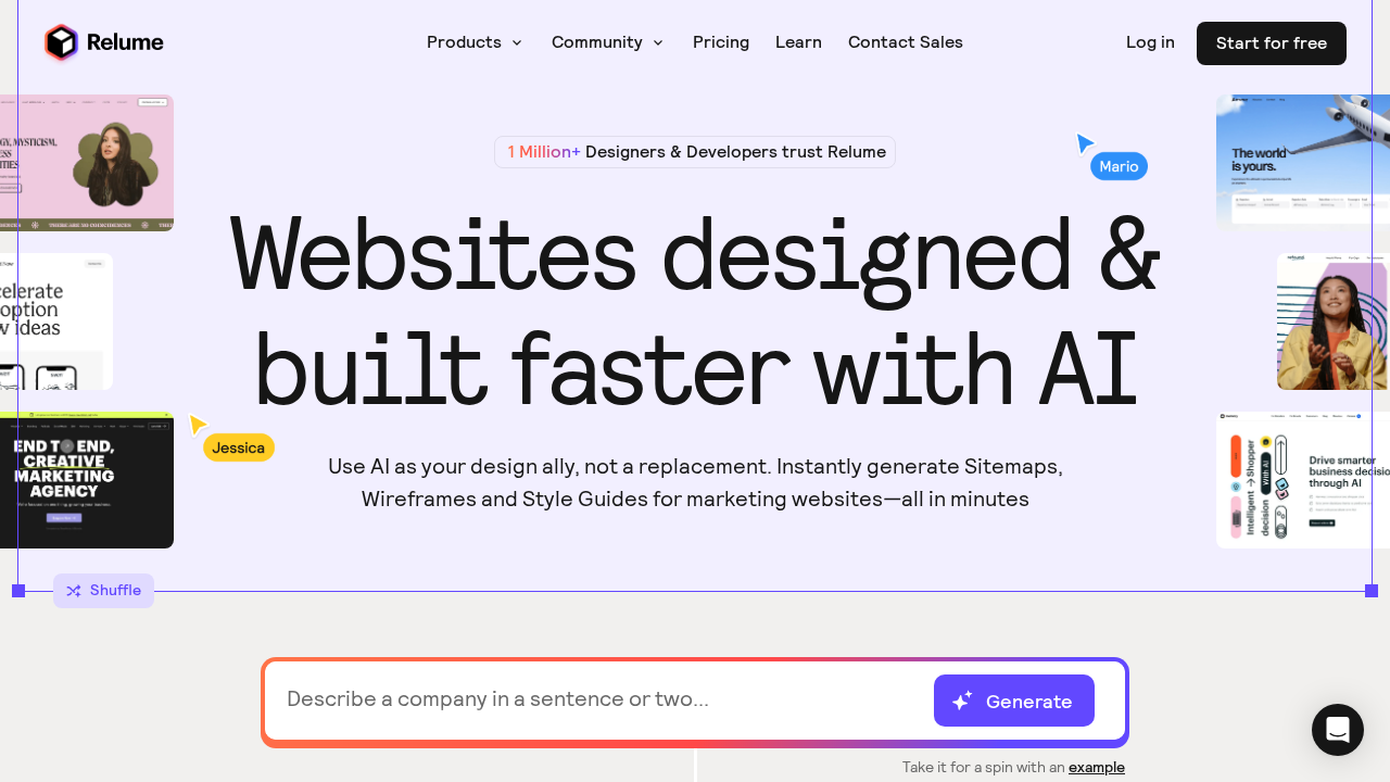 Relume.io screenshot