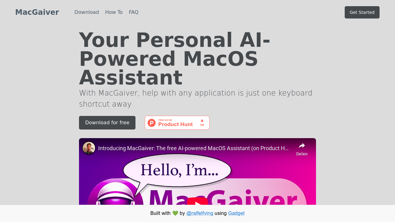 MacGaiver.app screenshot