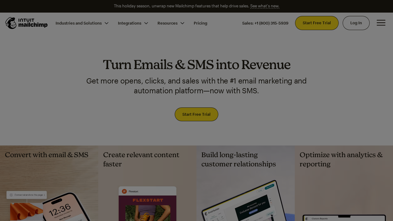 Mailchimp screenshot