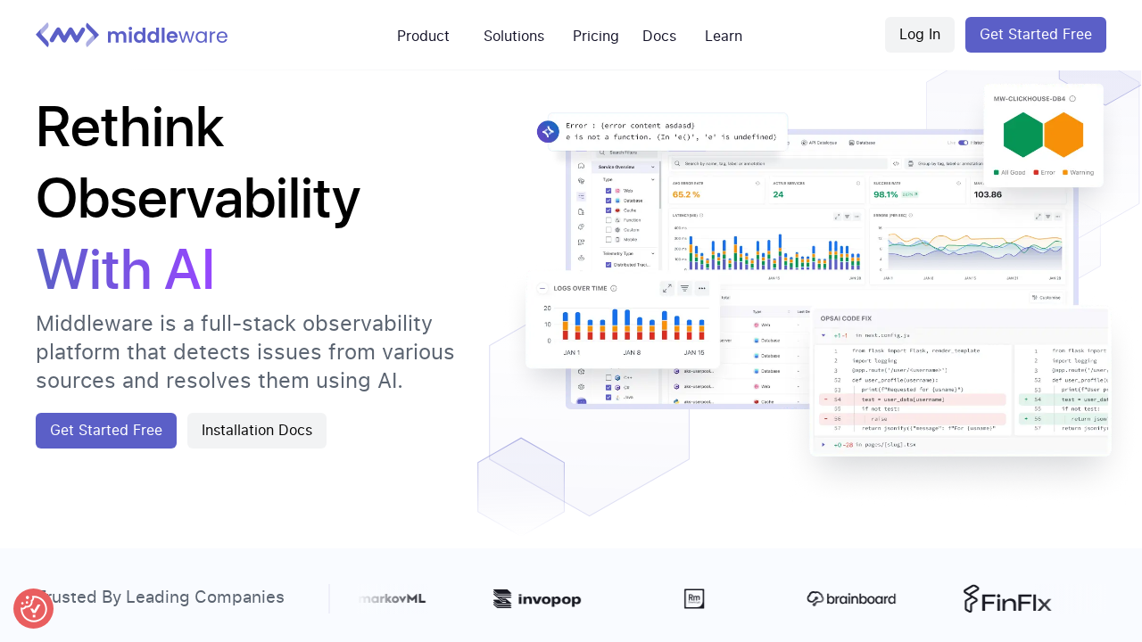 Middleware.io screenshot