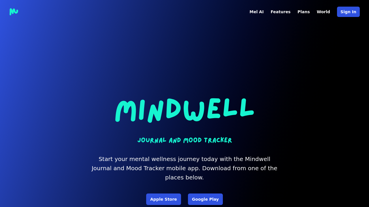 Mindwell screenshot