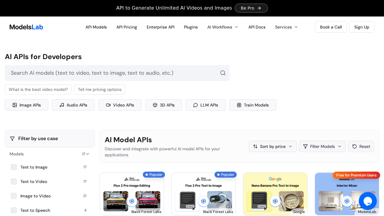 ModelsLab screenshot