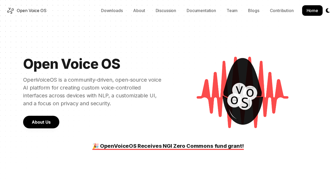 OpenVoiceOS screenshot