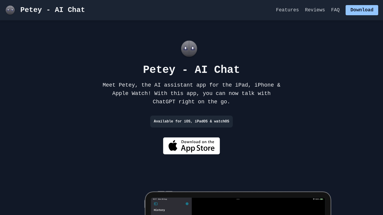 Petey screenshot