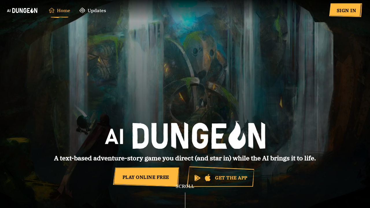AIDungeon screenshot