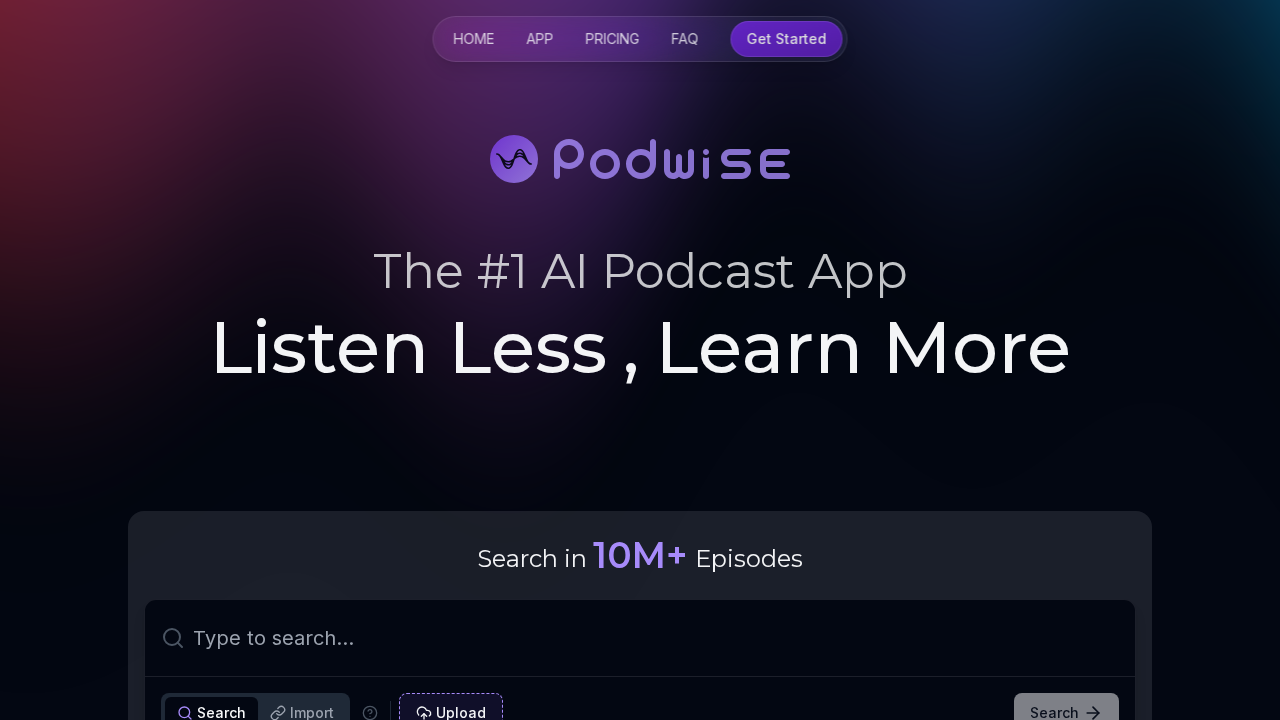 Podwise screenshot