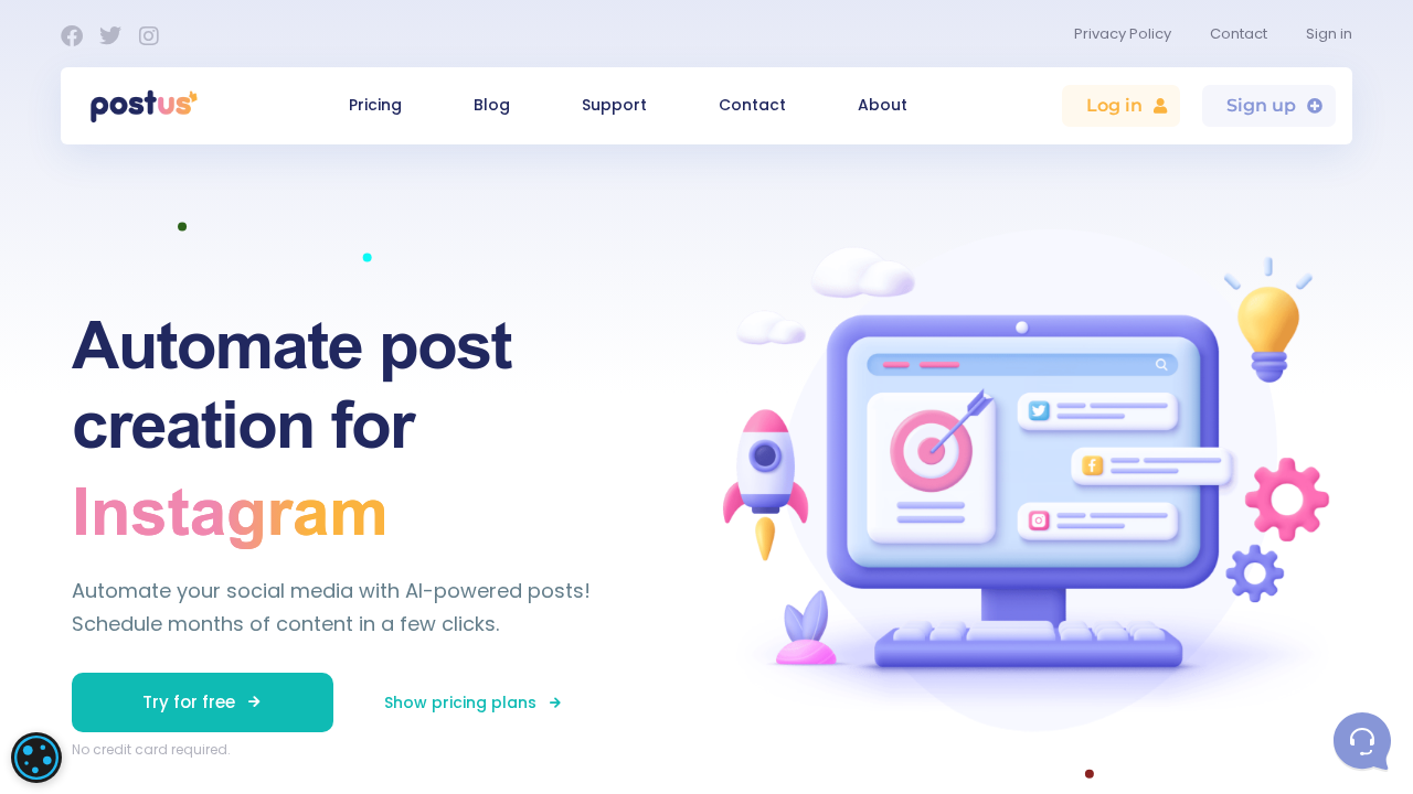 Postus.ai screenshot