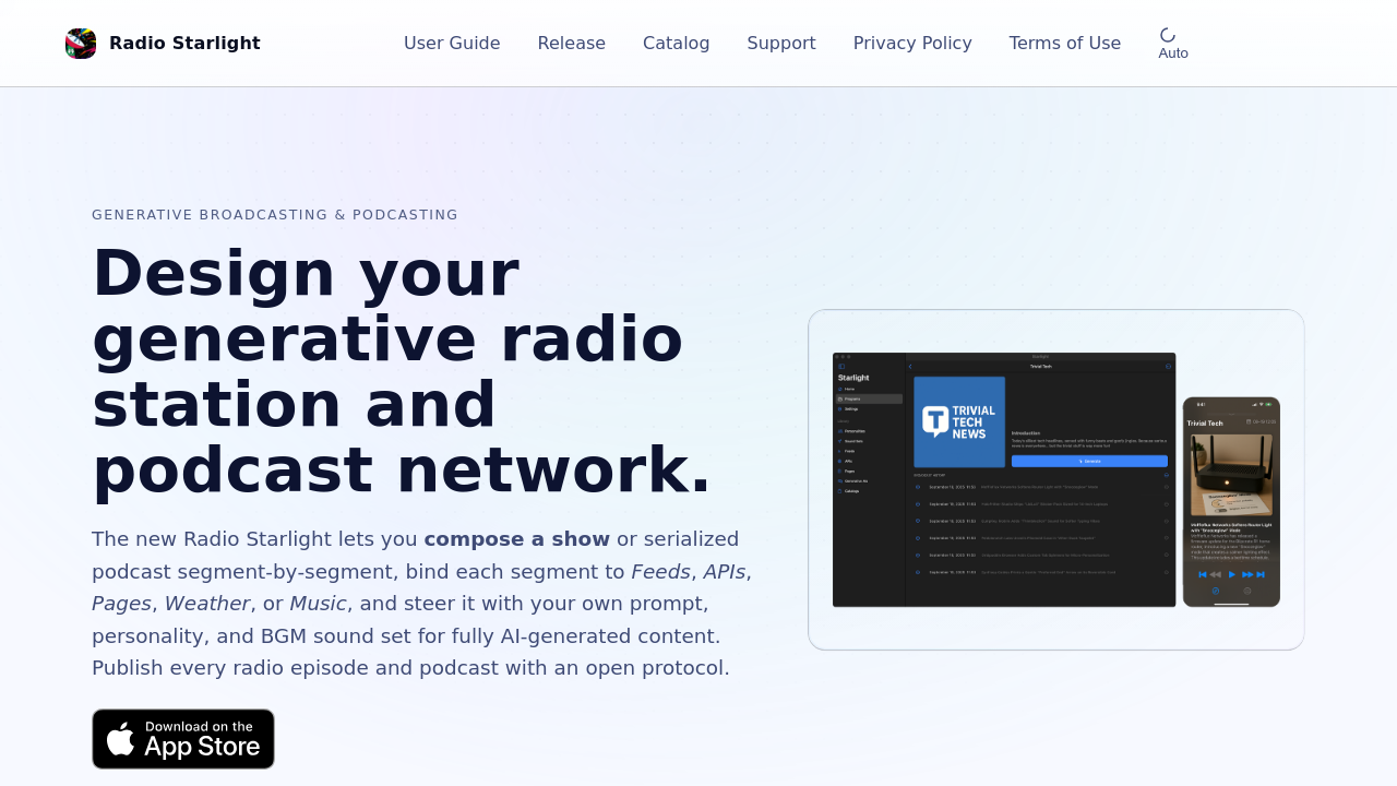 Radio Starlight screenshot