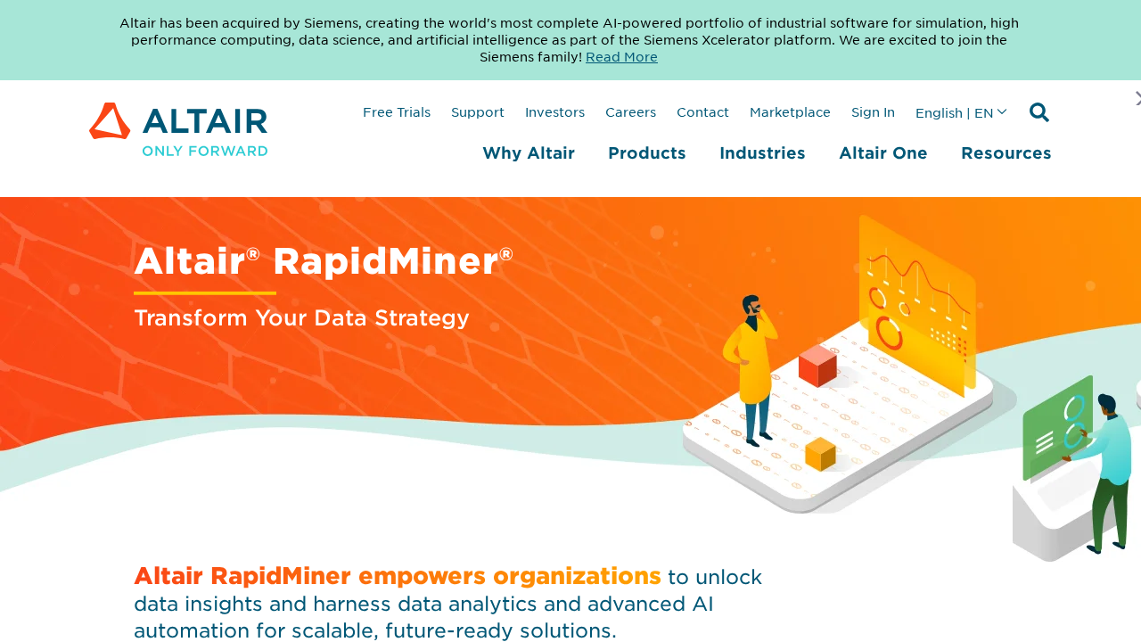 RapidMiner screenshot