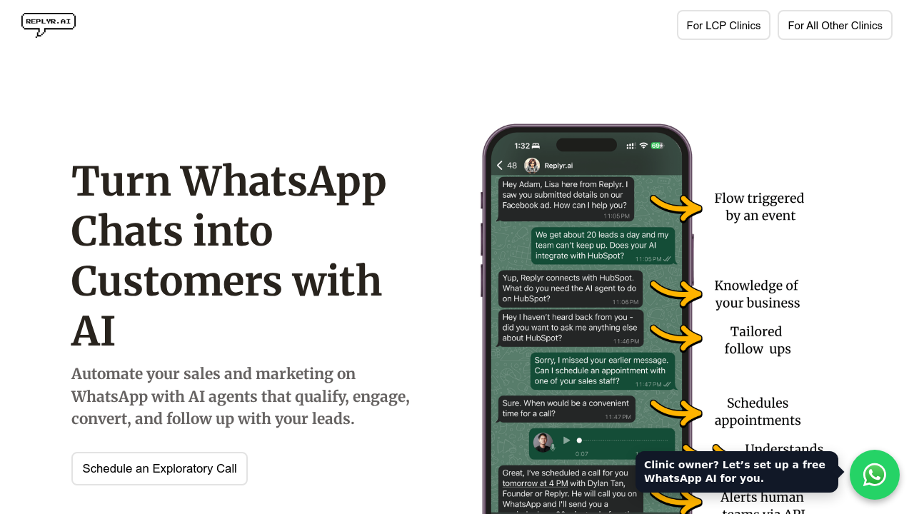 Replyr.ai screenshot