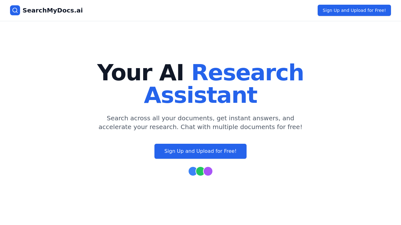 SearchMyDocs.ai screenshot