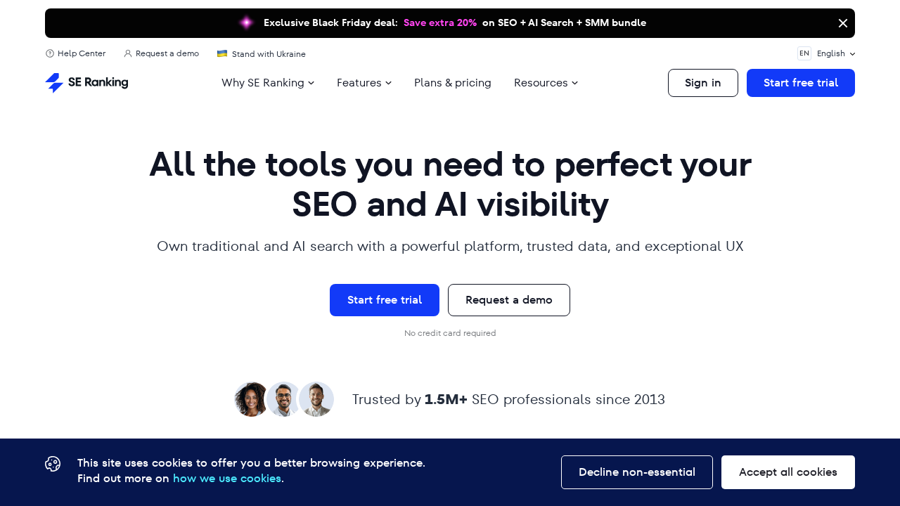SE Ranking screenshot