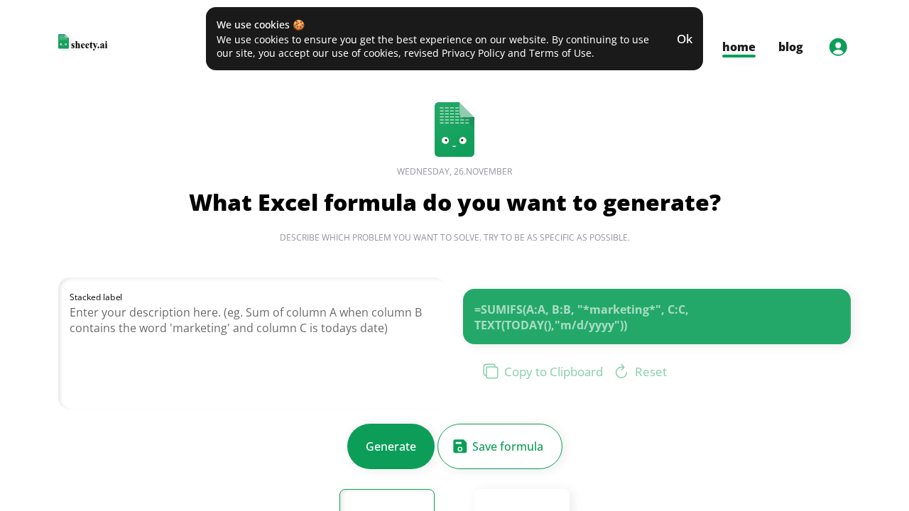 Sheety.ai screenshot