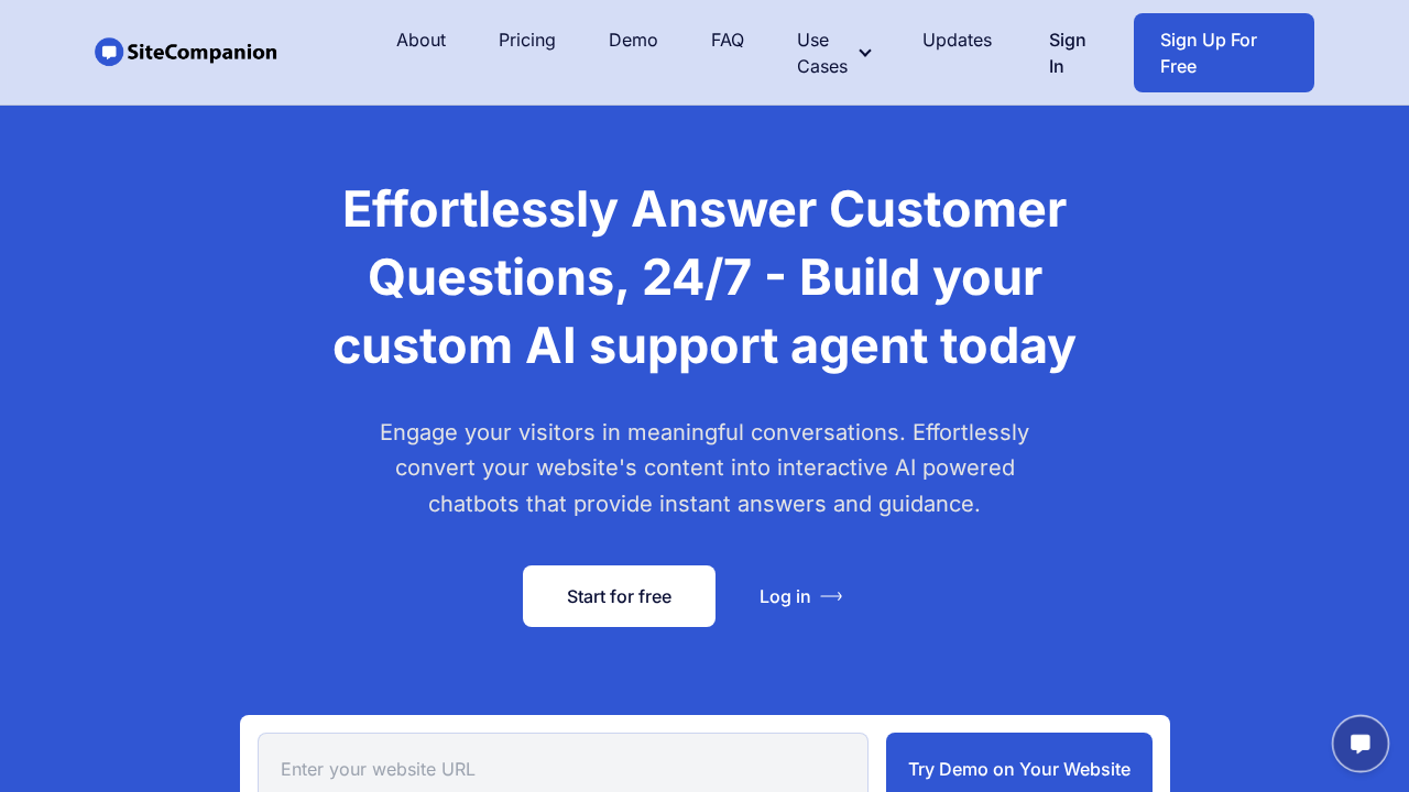 SiteCompanion.ai screenshot