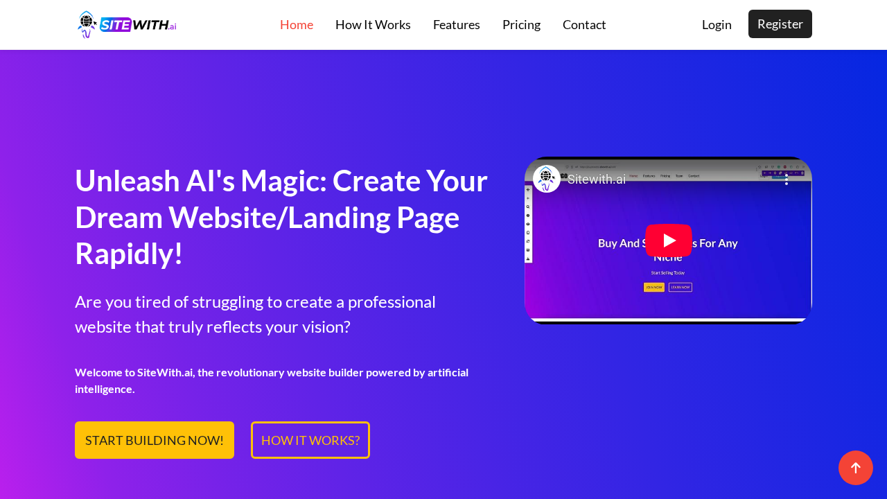 SiteWith.ai screenshot