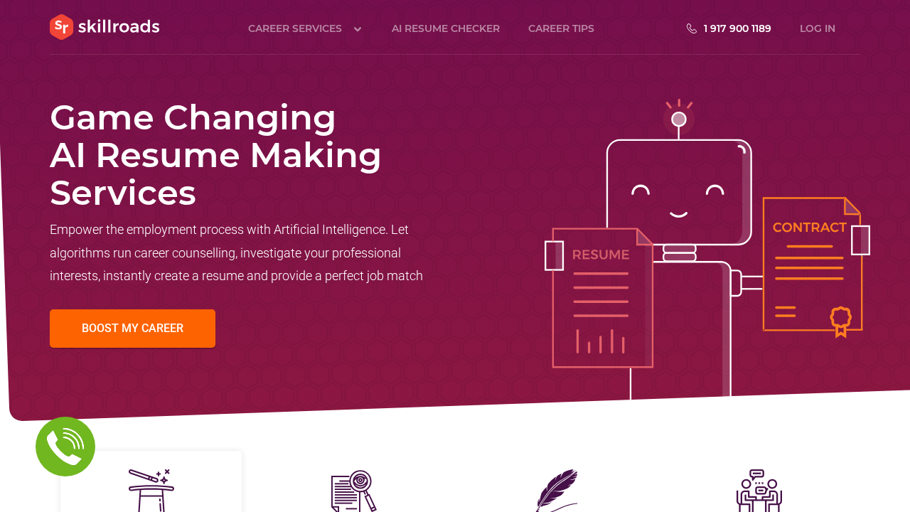 Skillroads.com screenshot