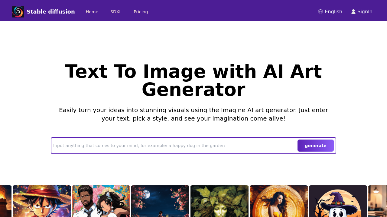 StableDiffusionAI screenshot
