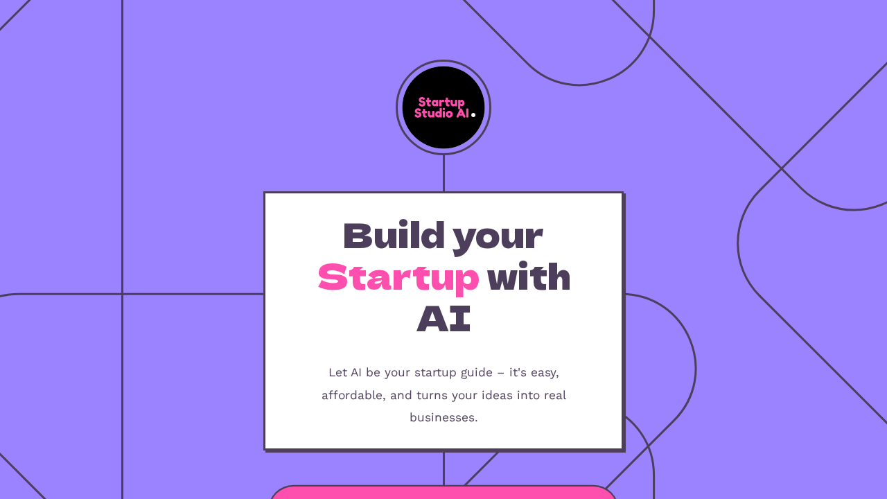 StartupStudio AI screenshot