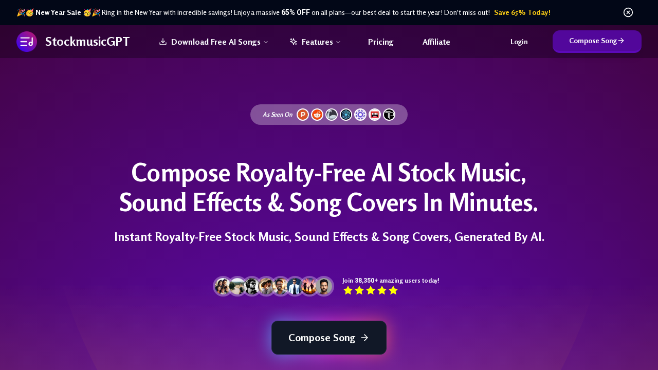 StockMusicGPT screenshot