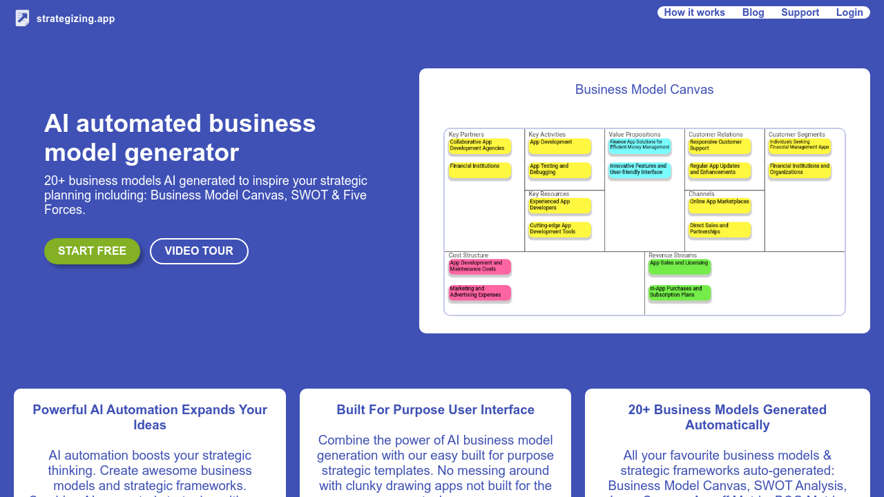 strategizing.app screenshot