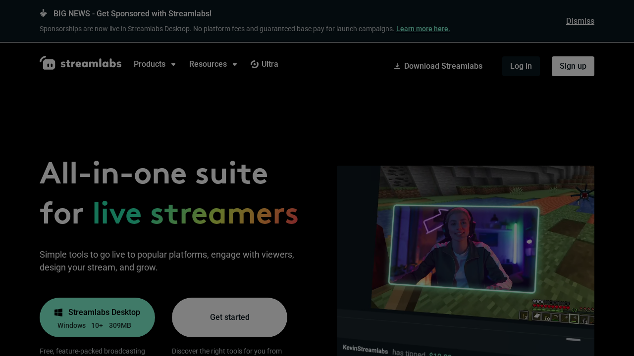 Streamlabs screenshot