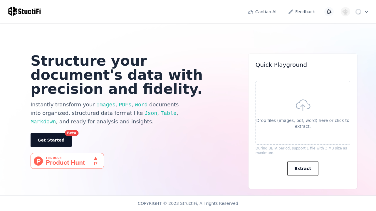 Structifi screenshot
