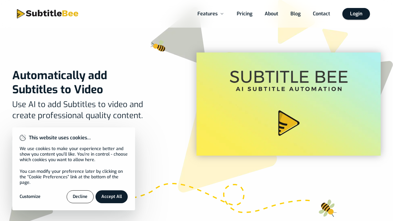 SubtitleBee screenshot